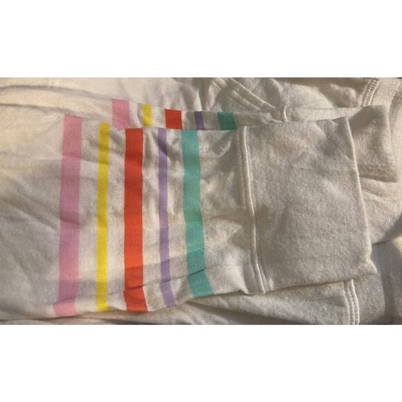 BP. Women's Loungewear Sleep Pants Size Small White Retro Stripe NWT Pockets - Picture 2 of 6